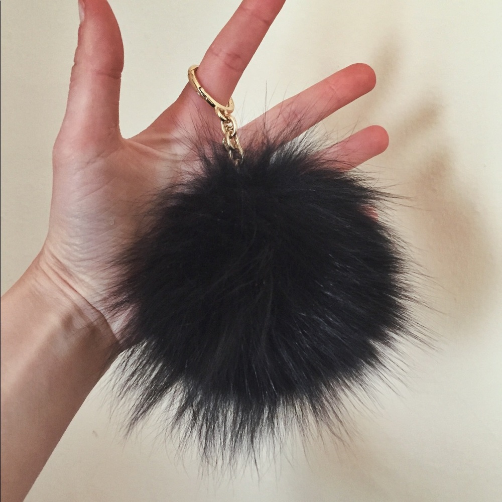 Micheal Kors fur keychain